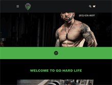 Tablet Screenshot of gohardlife.com